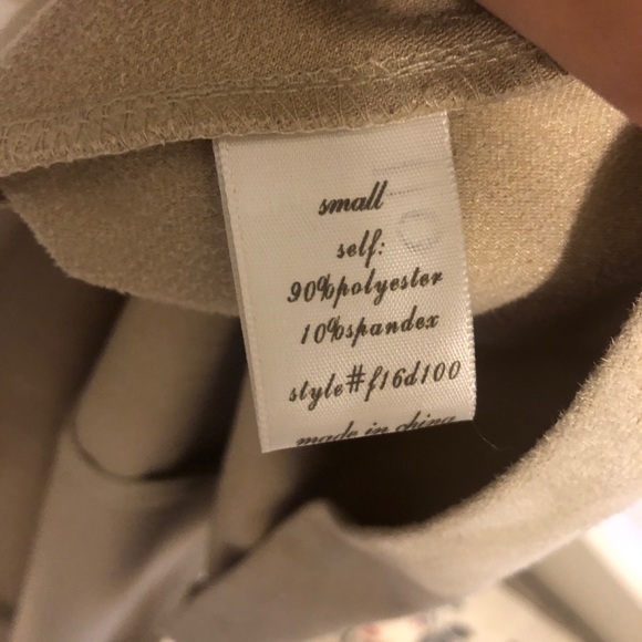 Francesca’s Taupe Suede Dress - Picture 7 of 8